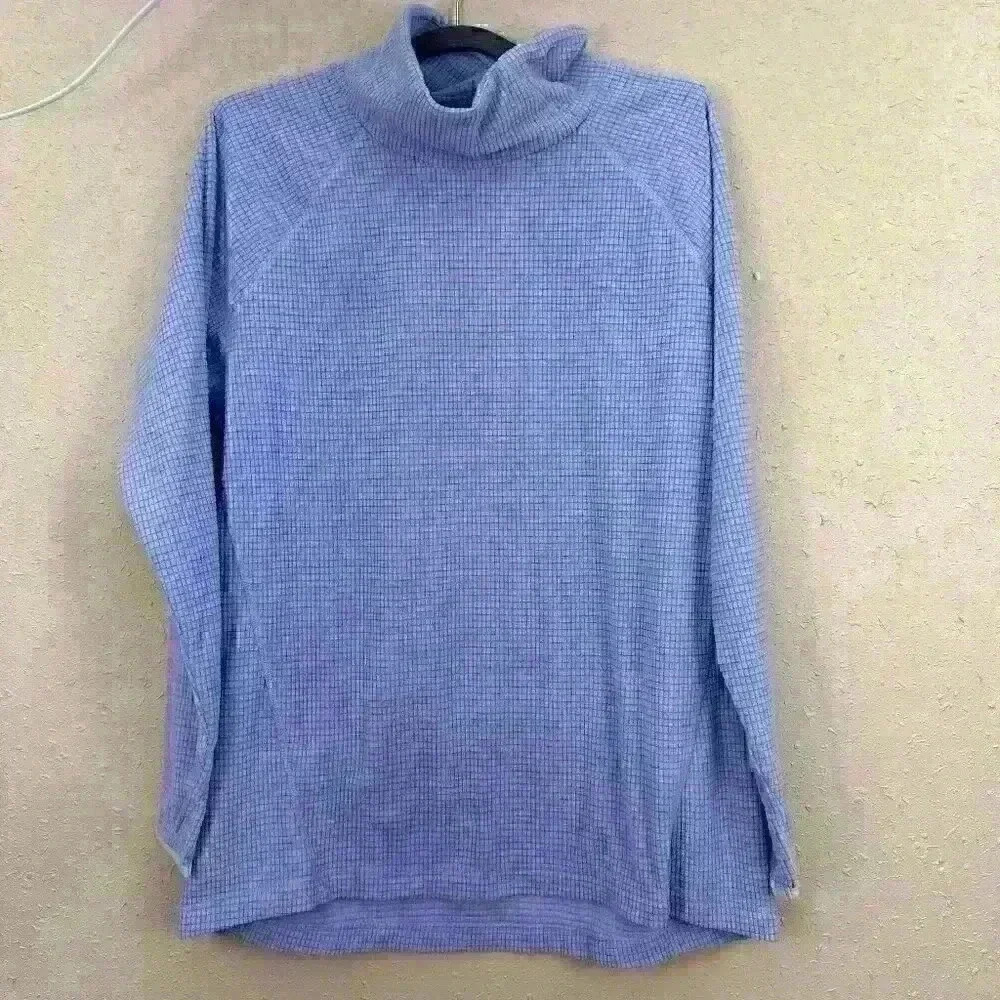 💥Eddie bauer Quest Pro Grid Fleece Pullover Mock Neck new XL TC1